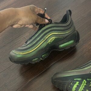 Nike Air Max 97 Black with Neon Green Accents
